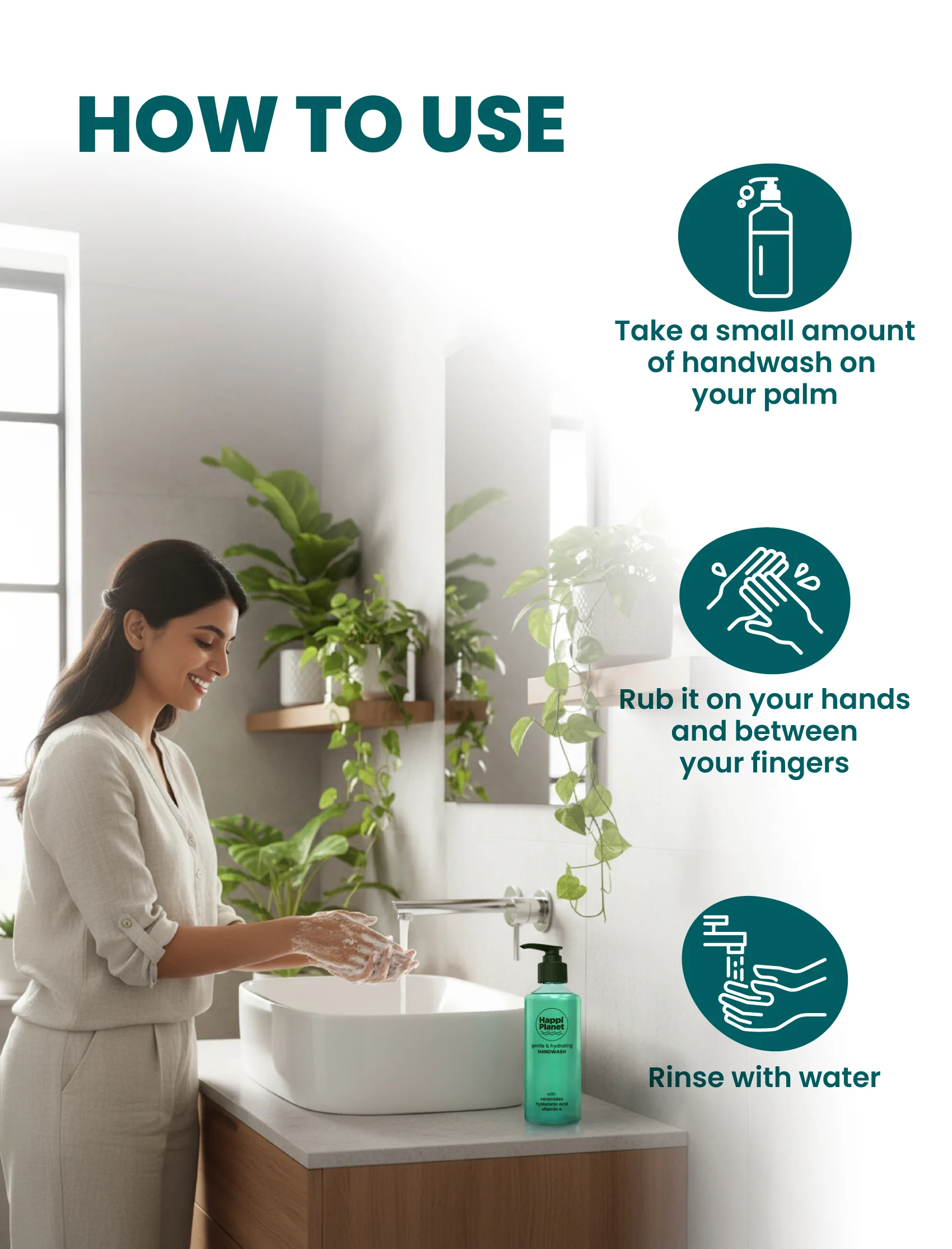 Gentle & Hydrating Liquid Handwash | Ocean Breeze Fragrance - Image 5