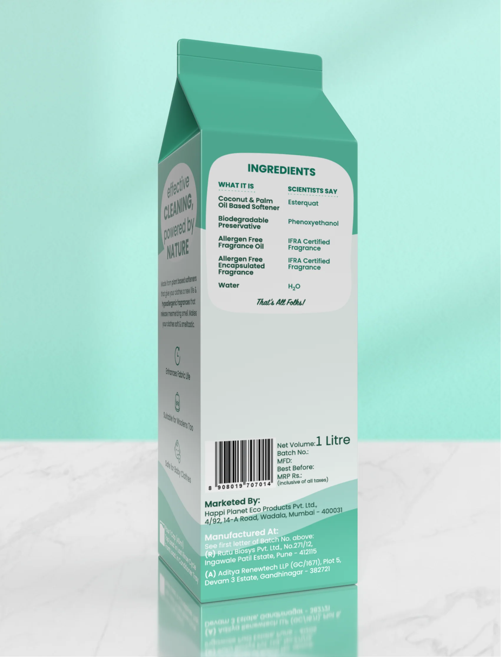 Natural Fabric Conditioner | 1L Pack - Image 5
