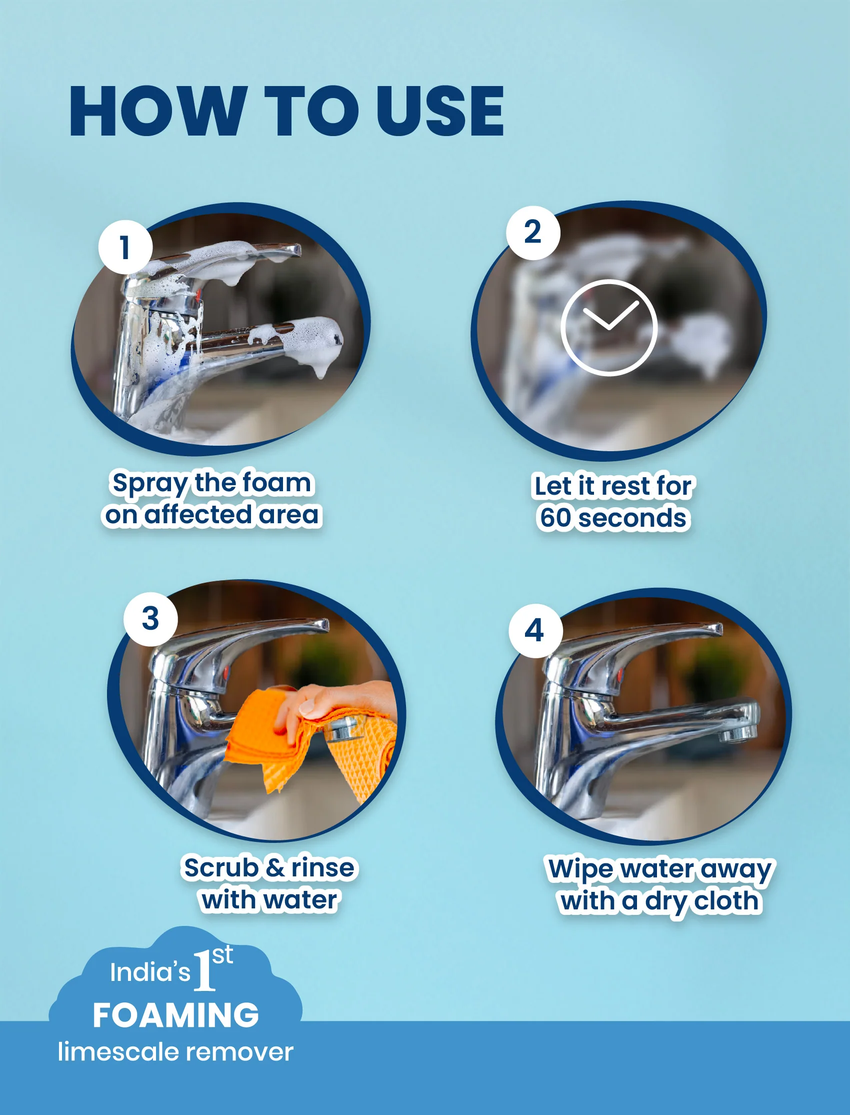 Tap Cleaner & Limescale Remover | 500 ML - Image 3
