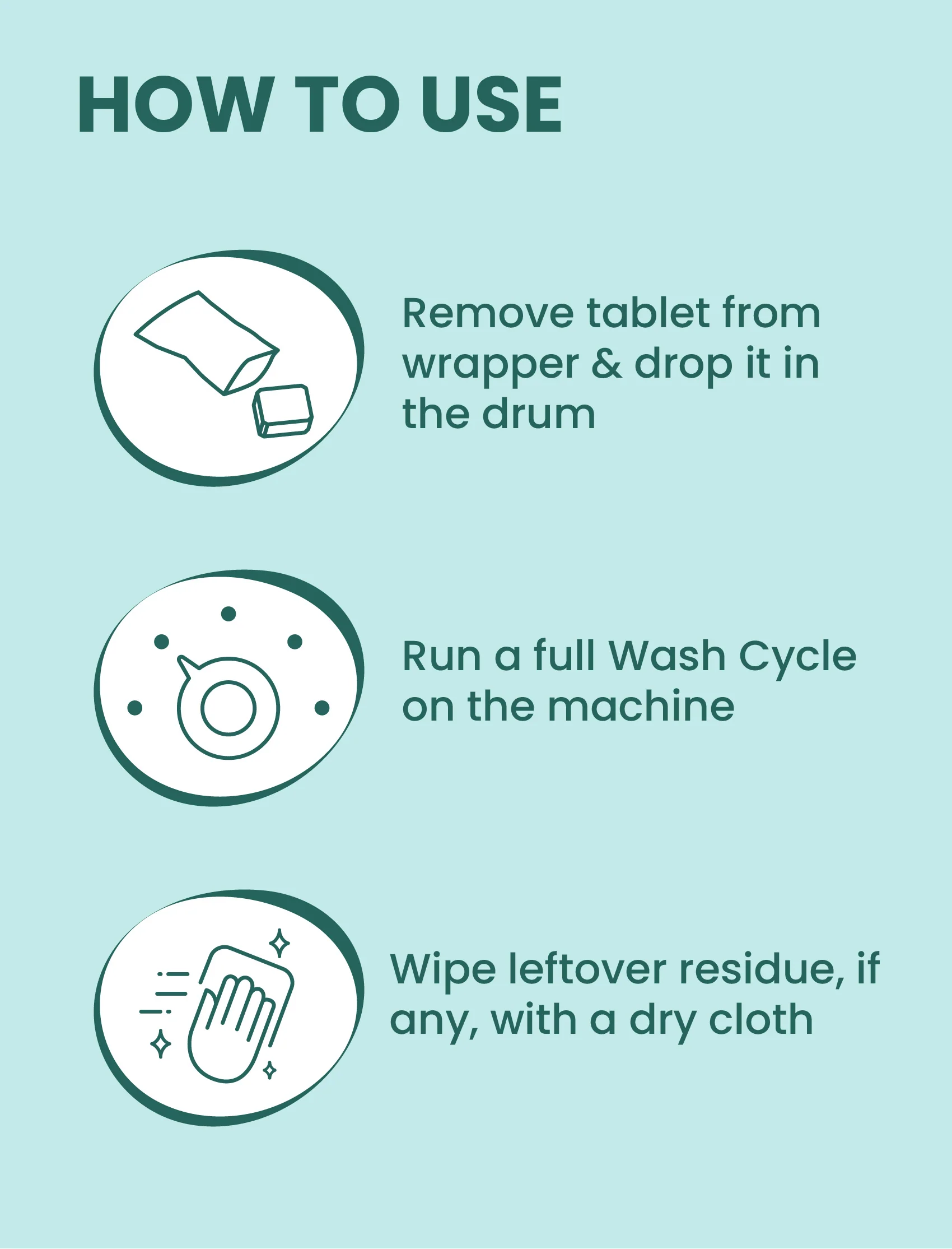 Washing Machine Cleaner & Descaler | 8 Tablets - Image 5